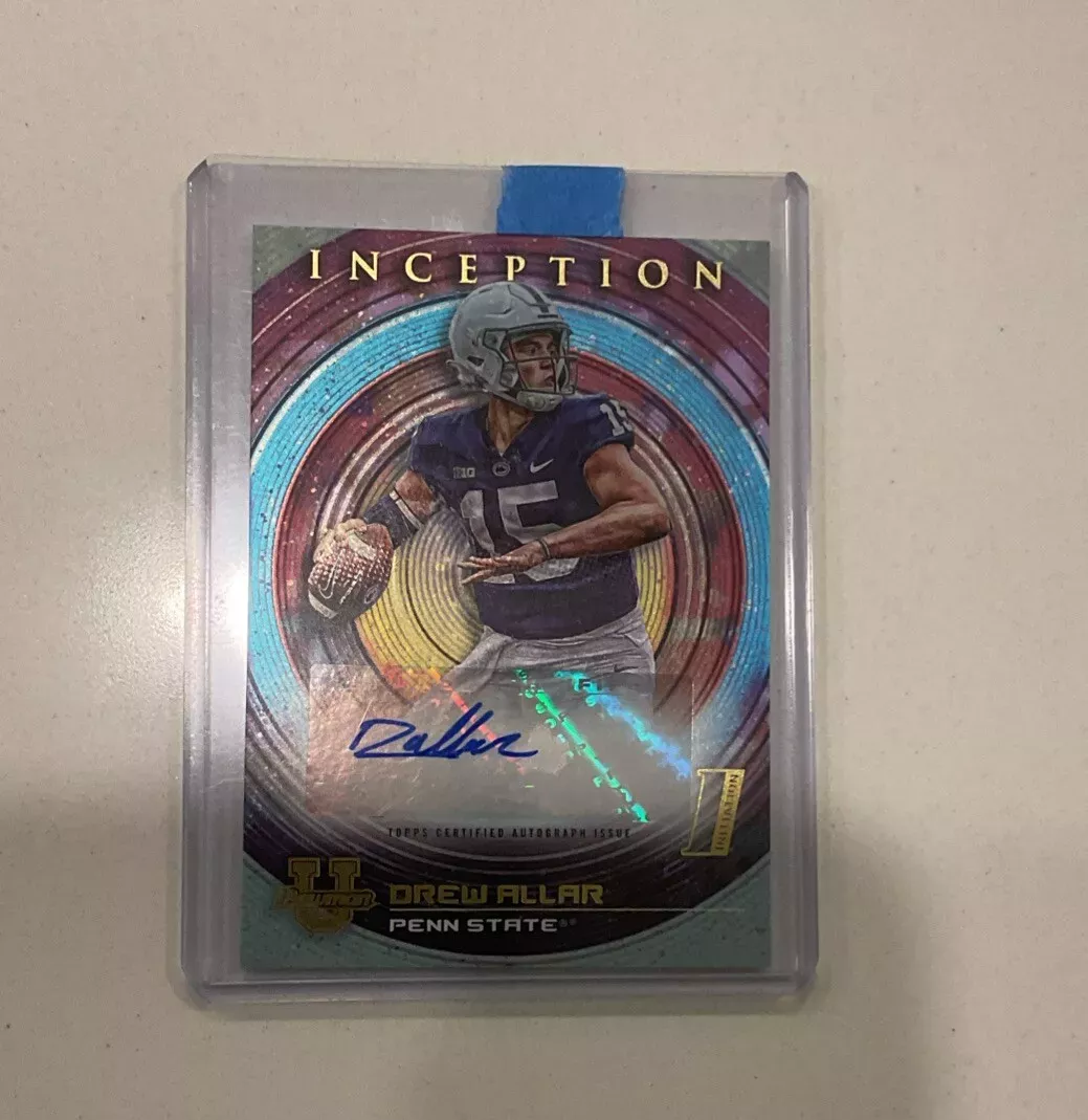 DREW ALLAR Penn State 2022-23 Bowman Inception University AUTO Autograph