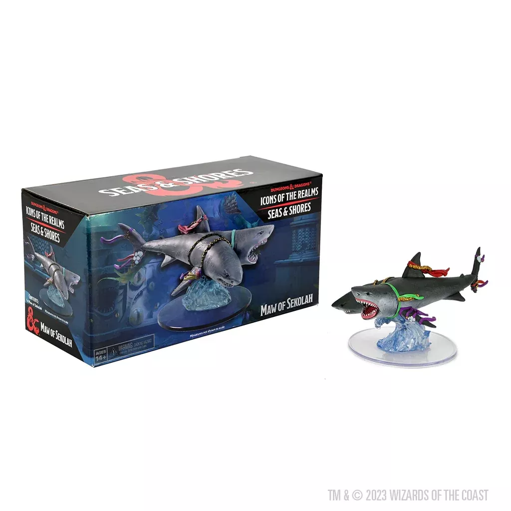 Dungeons & Dragons: Icons of the Realm Set 28 Seas & Shores Maw of Sekolah Boxed Figure