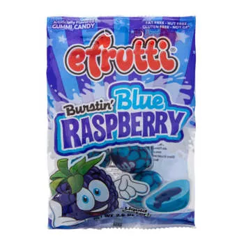 Efrutti Burstin' Blue Raspberry 2.6oz Peg Bag