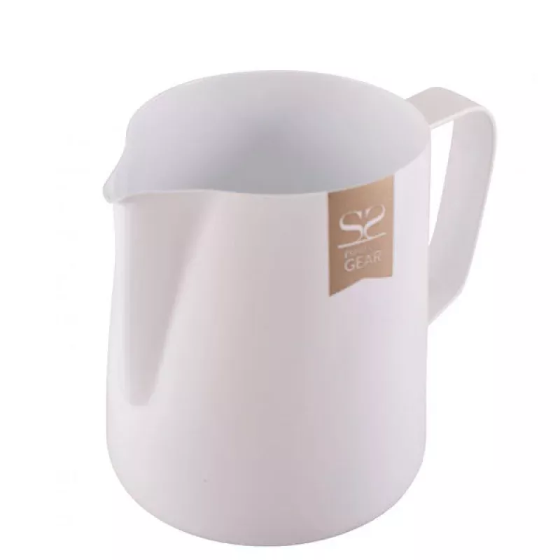 Espresso Gear Milk Foaming Jug Teflon Coated 600ml/20oz - White