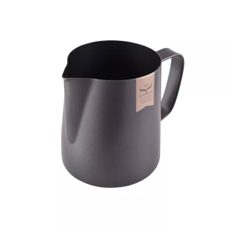 Espresso Gear Teflon Coated Milk Foaming Jug - Black - 350ml