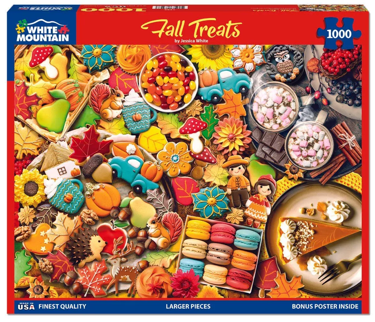 Fall Treats (1933pz) - 1000 Piece Jigsaw Puzzle