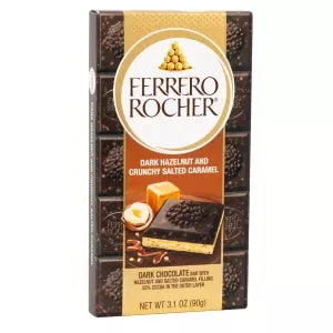Ferrero Rocher Dark Chocolate Hazelnut & Sea Salt 3.1oz Bar (SNG8)