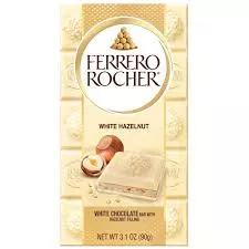 Ferrero Rocher White Chocolate Hazelnut 3.1oz Bar (SNG8)