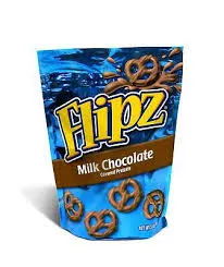 Flipz Milk Chocolate Pretzel 5oz Peg Bag