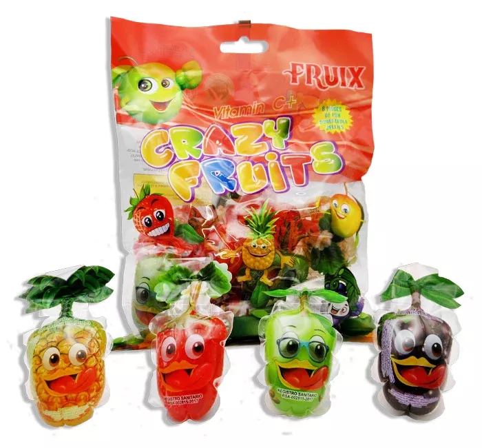 Fruix Crazy Fruits 8pc Peg Bag