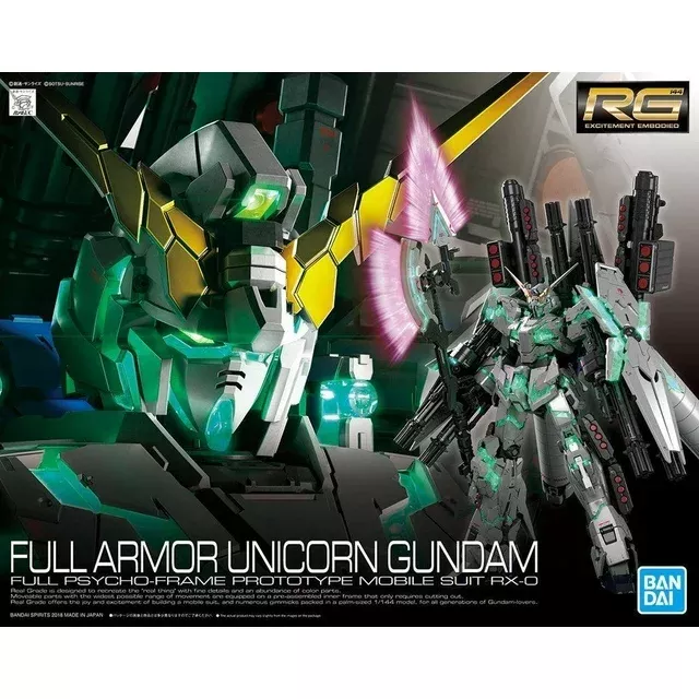 Full Armor Unicorn Gundam "Gundam UC", Bandai RG 1/144