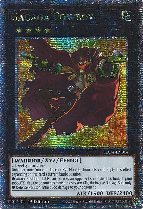 Gagaga Cowboy (1st Edition)(Quarter Century Secret Rare) - Quarter Century Stampede - RA04-EN064