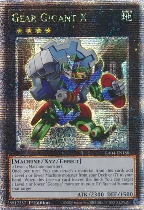 Gear Gigant X (Quarter Century Secret Rare) - Quarter Century Stampede - RA04-EN188