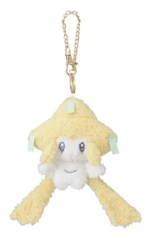 Glow in the Dark Mascot Jirachi Star Link Japanese Pokémon Center Keychain Plush