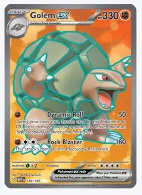 Golem ex (Full Art) Scarlet and Violet 151 #189/165