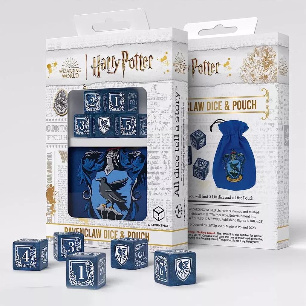 Harry Potter Ravenclaw D6 Dice & Pouch Set (OOS)
