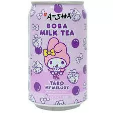Hello Kitty My Melody ASHA Taro Boba Milk Tea 310ml (SNG12)