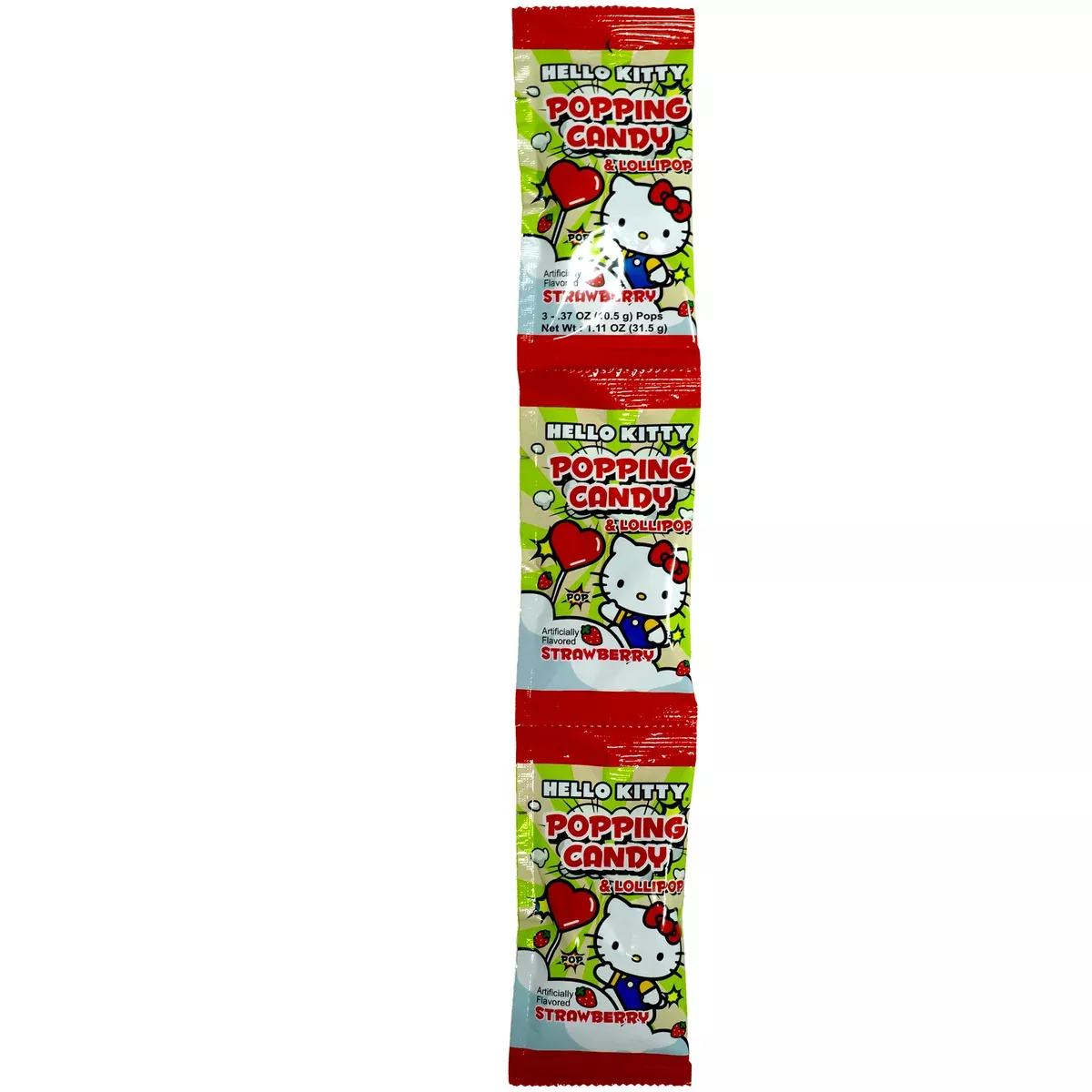 Hello Kitty Popping Candy & Lollipop Strawberry Flavor 31g (SNG48-1)