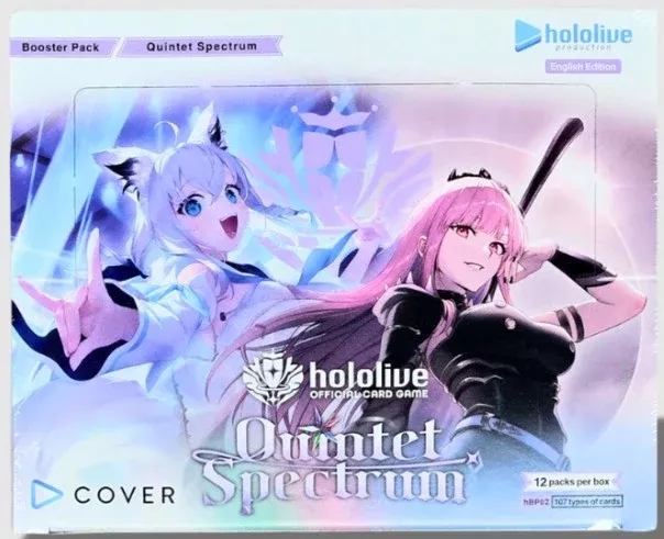 Hololive TCG BP02: Quintet Spectrum Booster Box