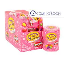 Hubba Bubba Skittles Sugar Free Gum 40pc Tub