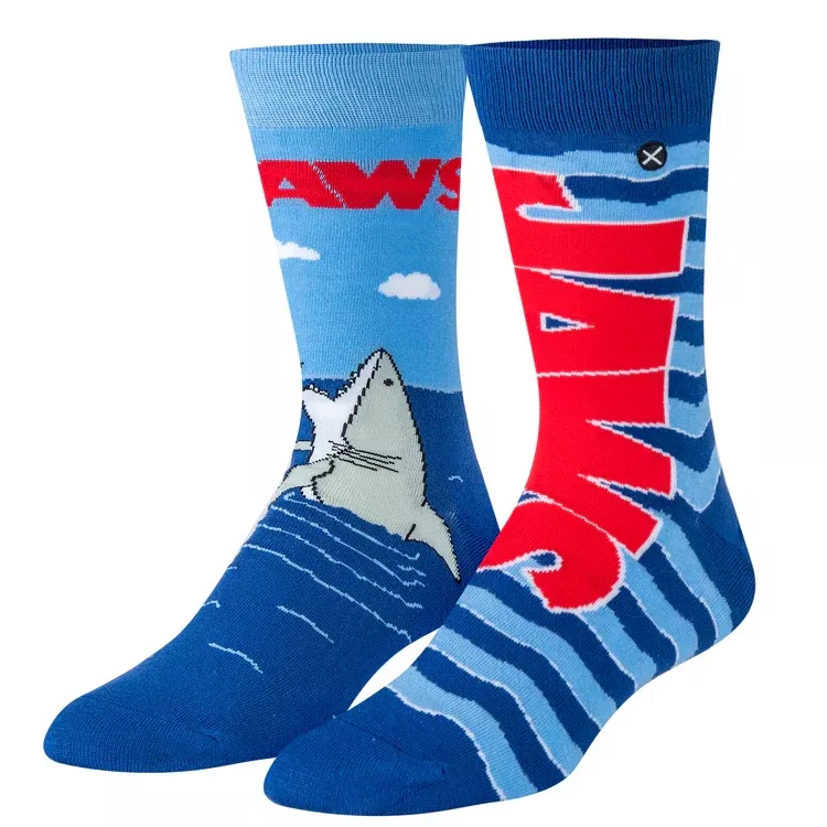 Jaws Open Wide Mix Match Knit Socks (DISC)