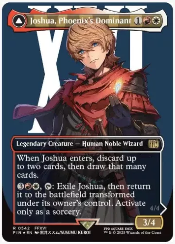 Joshua, Phoenix's Dominant (Borderless) (Surge Foil) - Final Fantasy - #0542