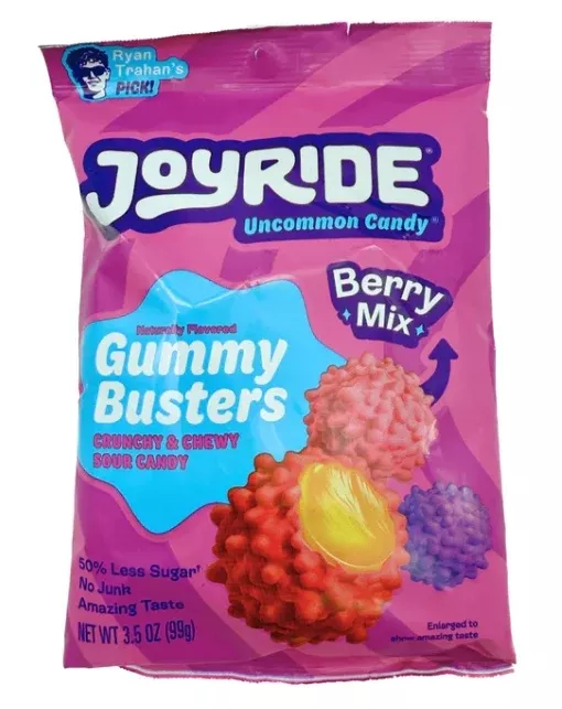 Joyride Berry Gummy Buster Berry Mix - 3.5oz Peg Bag (SNG10)