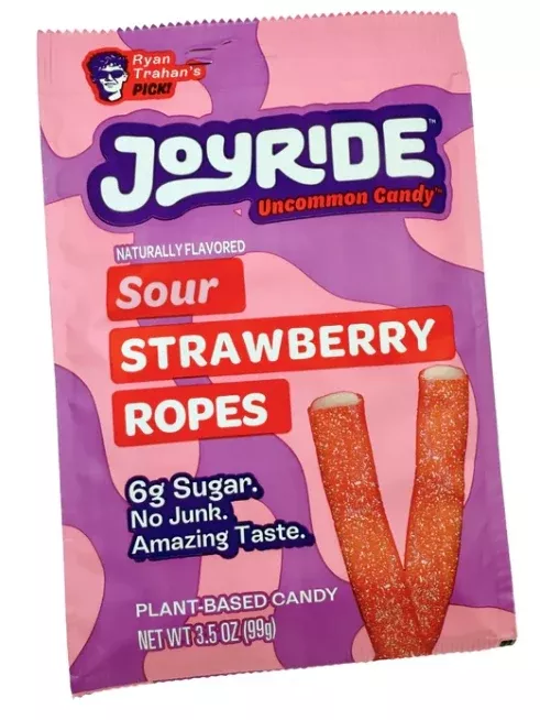 Joyride Sour Strawberry Ropes - 3.5oz Peg Bag (SNG10)