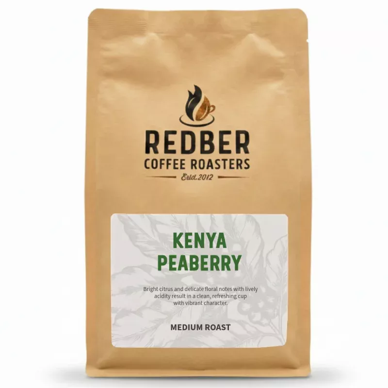 Kenya Peaberry - Medium Roast|Beans&Cafetiere&Filter&Fine&Espresso|250g&500g&1kg&6kg&12kg