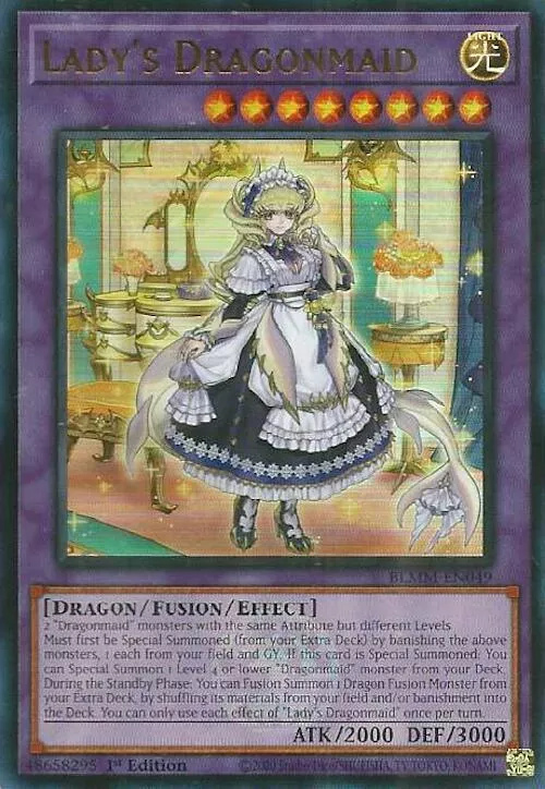 Lady's Dragonmaid (1st Edition) - Battles of Legend: Monster Mayhem - BLMM-EN049