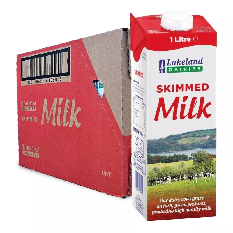Lakeland Dairies Long Life Skimmed Milk 12x1Litre Cartons