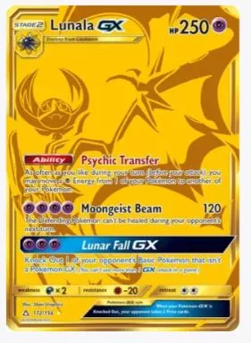 Lunala GX (Secret Rare) - SM - Ultra Prism #172/156
