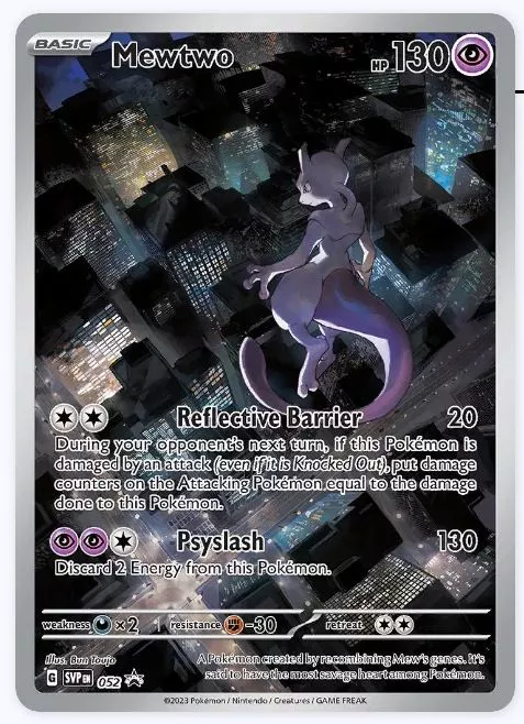 Mewtwo - 052 - SV: Scarlet & Violet Promo Cards #052