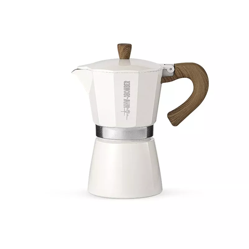 MHW-3BOMBER Moka Pot Espressokocher wei 300 ml