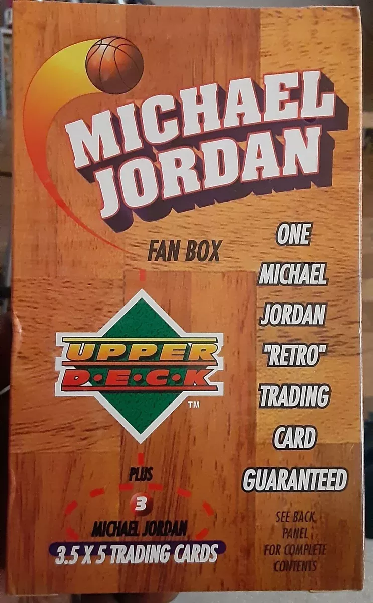 Michael Jordan Fan Box Vintage *Factory Sealed* 1996 Upper Deck