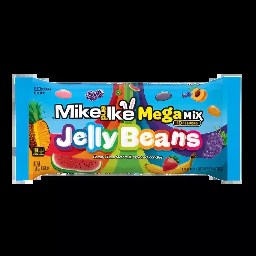 Mike & Ike Mega Mix Jelly Beans Easter 14oz Bag