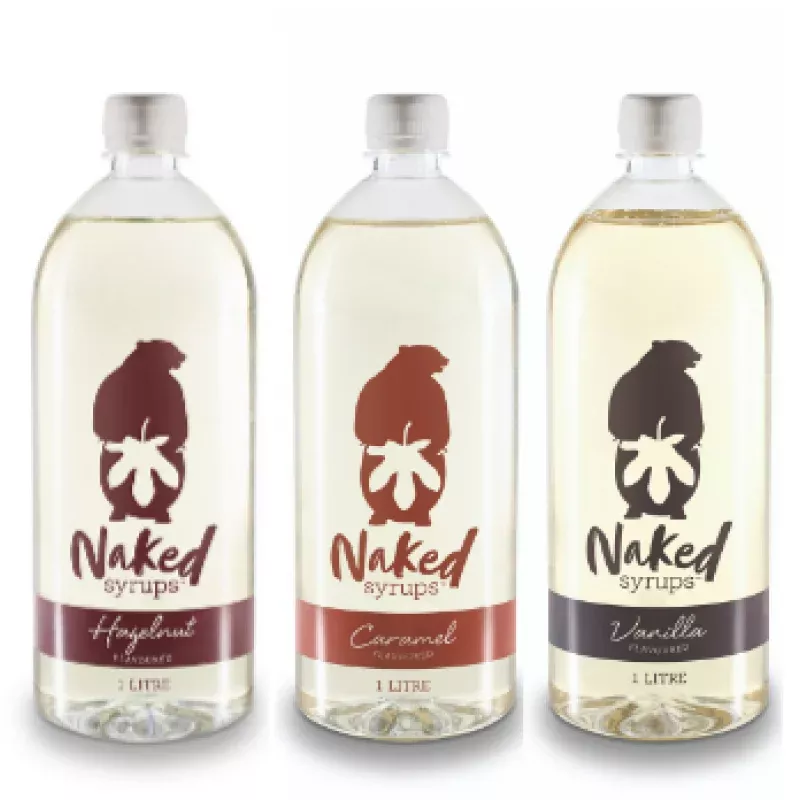 Naked Syrups Multi Pack Syrup 3 x 1L (GF & VF)