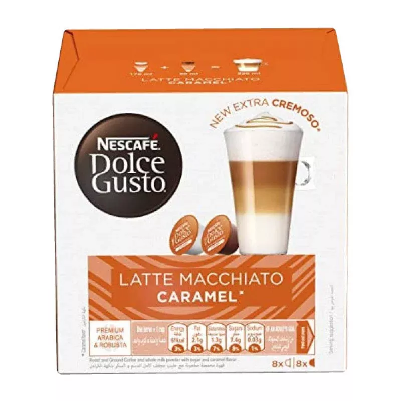 Nescaf Dolce Gusto - LATTE.MACCHIATO CARAMEL - 16.Capsules