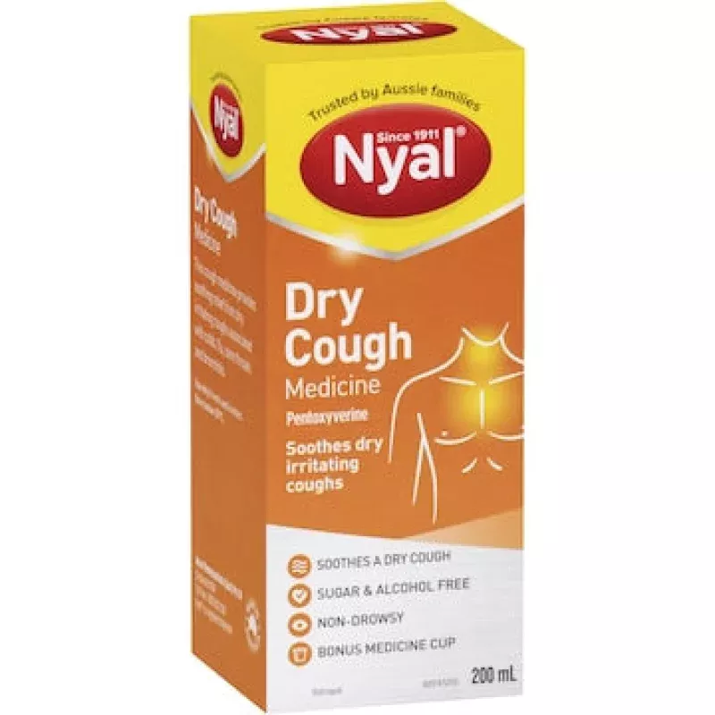 Nyal Cough Medicine For Dry Coughs 200mL