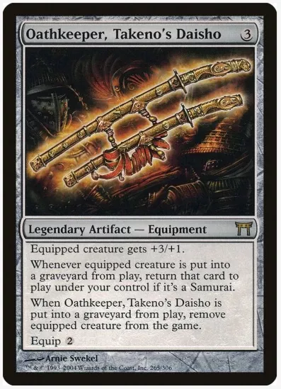 Oathkeeper, Takeno's Daisho - Champions of Kamigawa - #265/306
