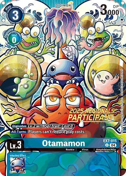 Otamamon (2025 Regionals Participant) - Digimon LIBERATOR - EX7-015