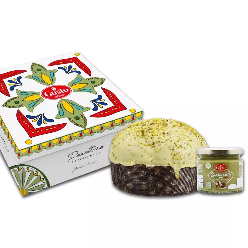 Panettona and pistachio cream - Gusto Etna-02