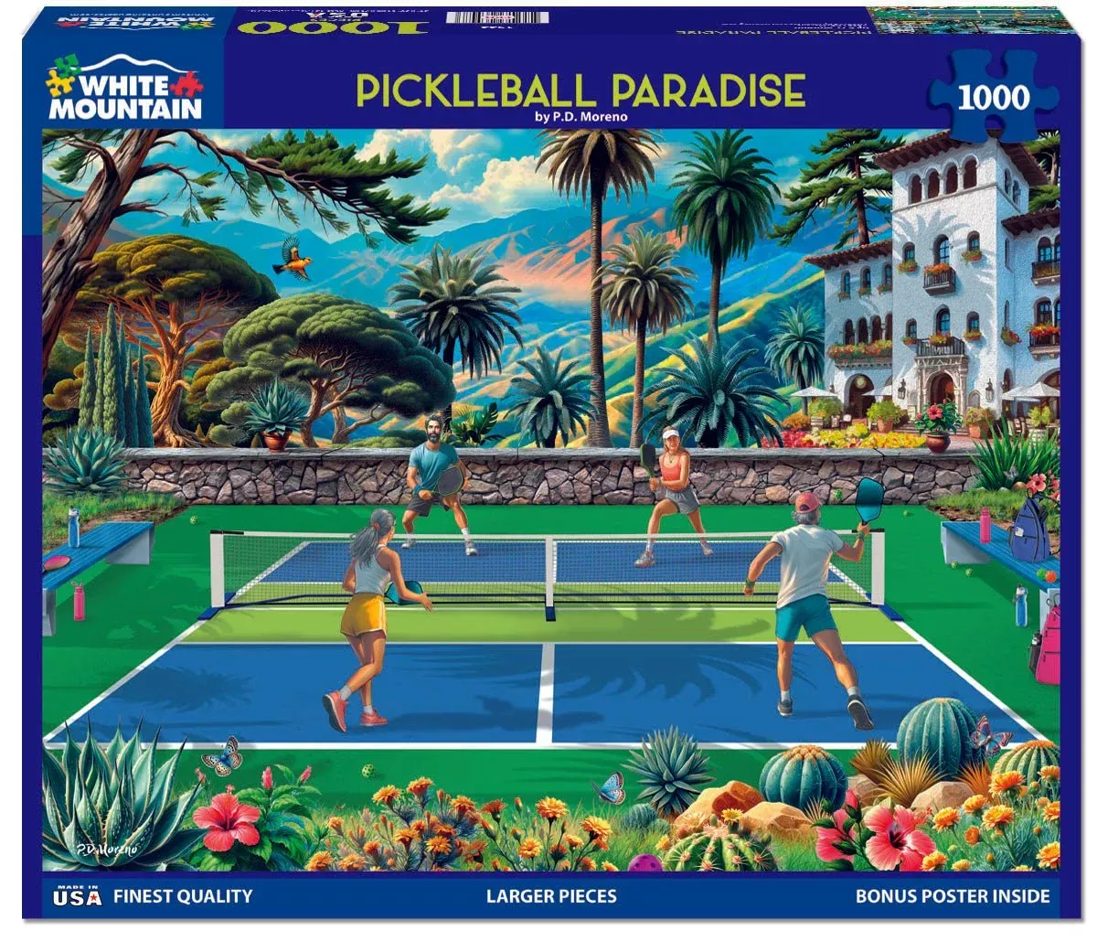 Pickleball Paradise (1944pz) - 1000 Piece Jigsaw Puzzle (DISC)