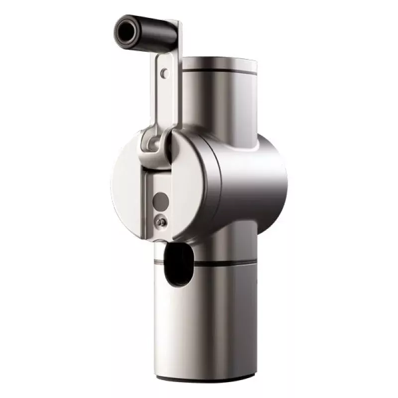 Pietro Flat Burr Hand Grinder|Black&Silver