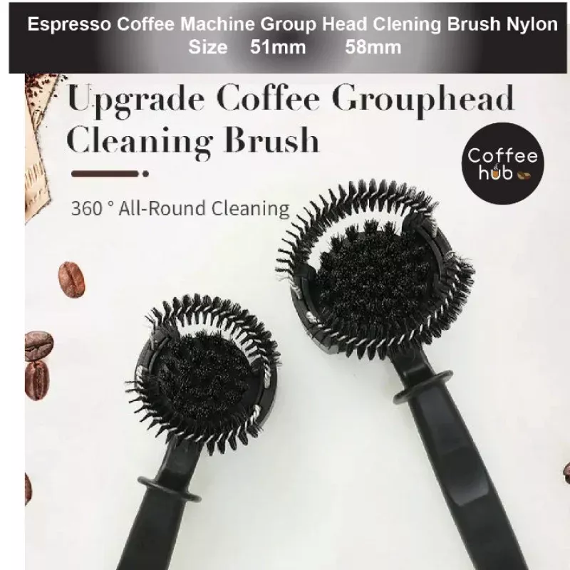 (Ready Stock)Coffee Espresso Machine Head Cleaning Brush Nylon cum Detergent Scoop