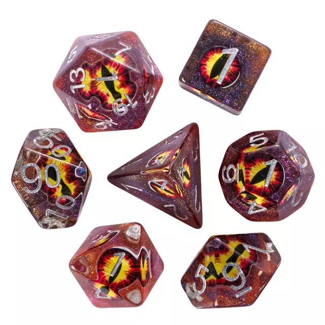 Red Demon Eye 7-Die Set