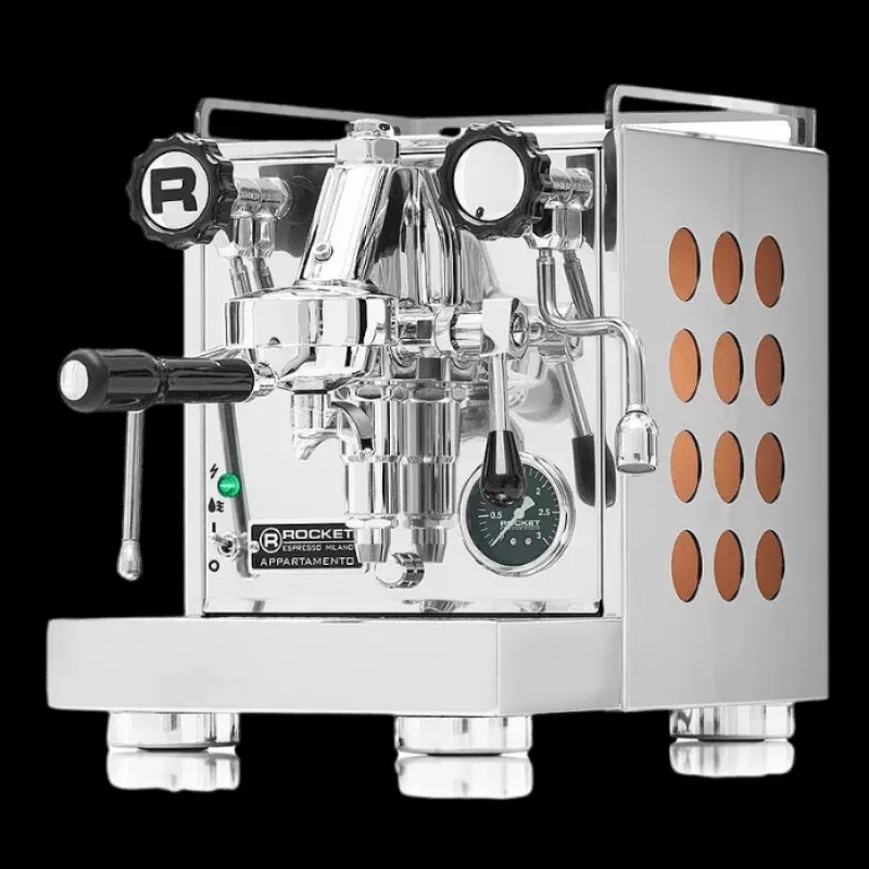 Rocket Appartamento OG Espresso Coffee Machine | Chrome & Copper
