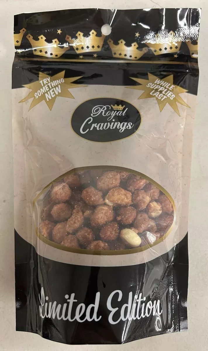 Royal Cravings Hot Honey Peanuts 10oz Pouch Bag