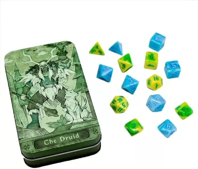 RPG Class Dice Set: The Druid (14 Dice)