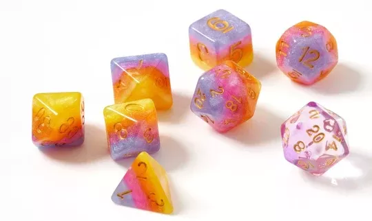 RPG Dice (7): Tahitian Sunset