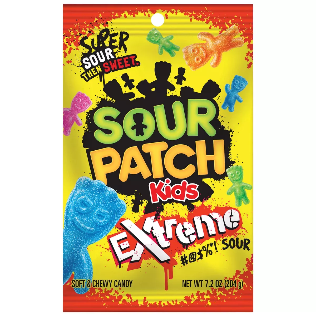 Sour Patch Kids Extreme 7.2oz Peg Bag