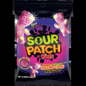 Sour Patch Kids Glow Ups 6.7oz Peg Bag