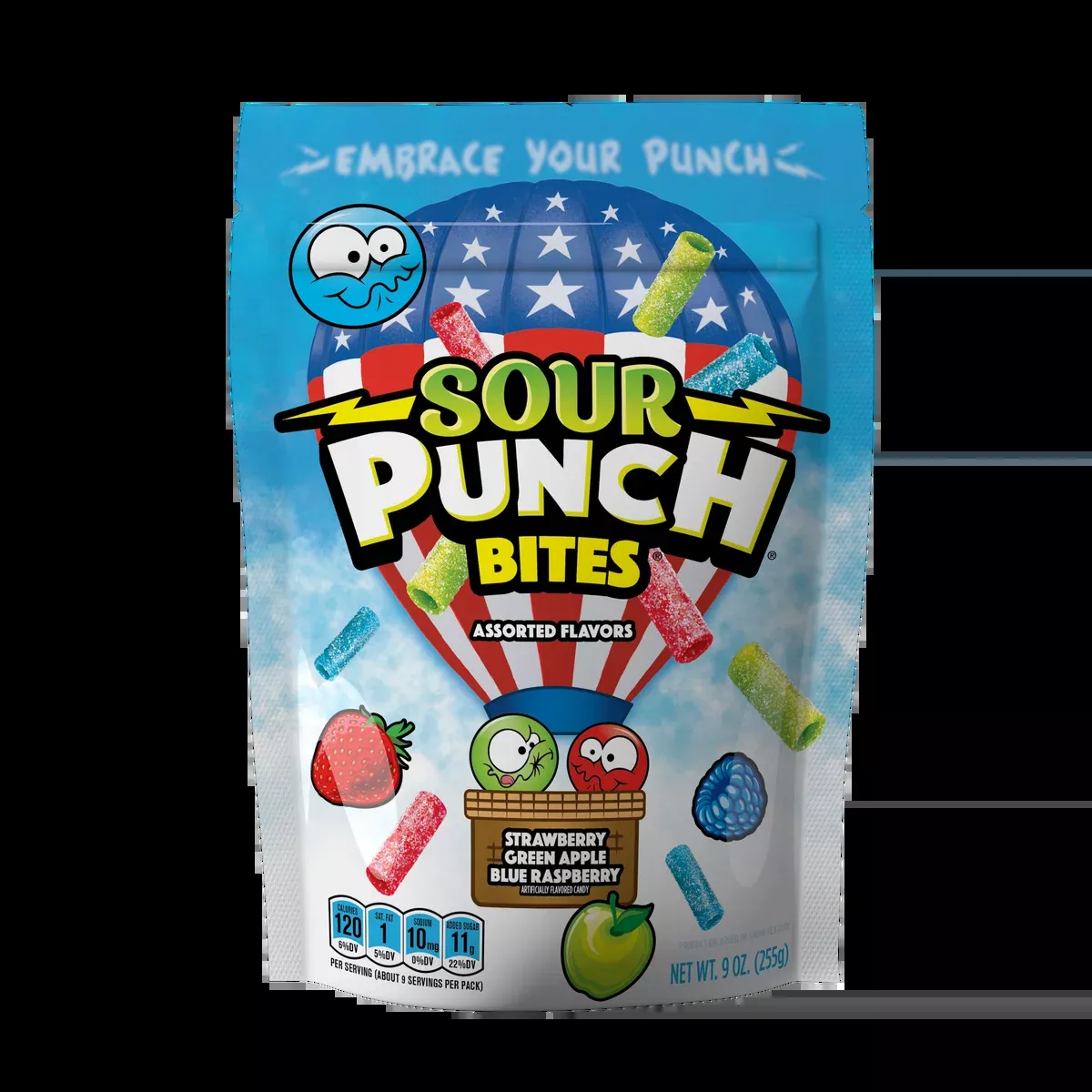 Sour Punch RWB Stand-up Bag 9oz