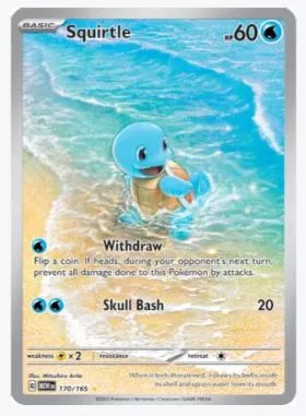 Squirtle (Illustration Rare) SV: Scarlet and Violet 151 #170/165